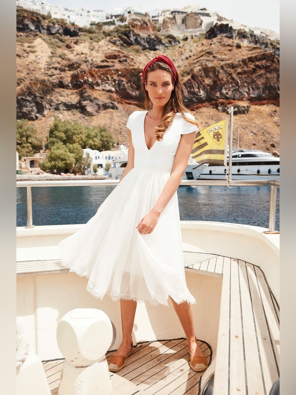 Dress The Population Corey Dress XS White bride bridal shower wedding feminine - Picture 4 of 14